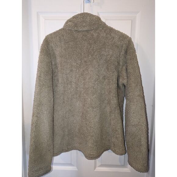 Patagonia Pullover 1/4 Zip Women's Large Beige Sherpa Fleece Los Gatos - Picture 8 of 14